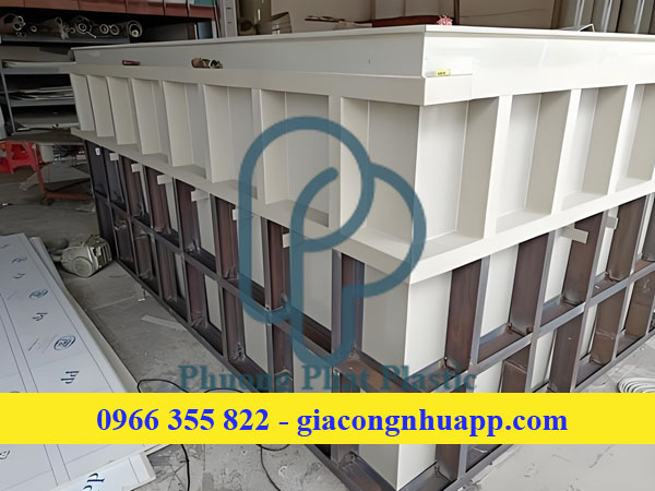 GIA CÔNG BỔN BỂ NHỰA PP PE 15M3