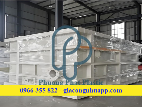 GIA CÔNG BỒN BỂ NHỰA PP PE 20M3