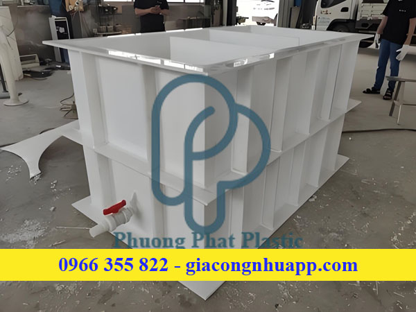 GIA CÔNG BỔN BỂ NHỰA PP PE 3M3