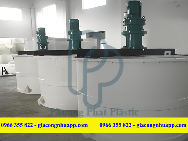 BỒN NHỰA PP KHUẤY HÓA CHẤT