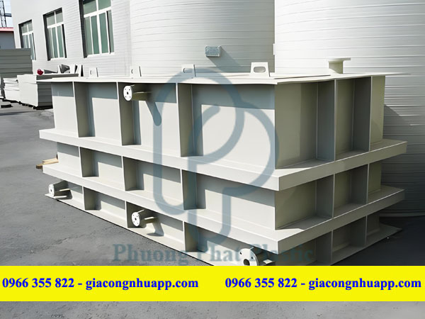 BỂ NHỰA PP CHỨA HÓA CHẤT XỬ LÝ BỀ MẶT